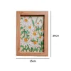 Khung tranh hoa cúc thủy tinh từ resin nét đẹp tinh khiết mỗi ngày, tranh resin nghệ thuật trang trí nhà cửa quà tân gia tinh tế sinh nhật
