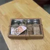 Set quà 4 hũ thảo mộc gừng nghệ đóng gói trải nghiệm ngon lành, quà tặng đặc sản Việt Nam thực phẩm tốt cho sức khỏe quà biếu tặng sức khỏe