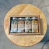 Set quà gừng nghệ 4 vị, đơn giản mà đủ đầy, mang tinh chất gừng nghệ cho gia đình - hộp quà sức khỏe, đặc sản Việt Nam, phù hợp làm quà trà bánh lành mạnh.