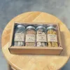 Set quà gừng nghệ 4 vị, đơn giản mà đủ đầy, mang tinh chất gừng nghệ cho gia đình - hộp quà sức khỏe, đặc sản Việt Nam, phù hợp làm quà trà bánh lành mạnh.