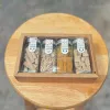 Set quà 4 hũ thảo mộc gừng nghệ cùng trà mãng cầu đủ đầy hương vị yêu thương, hũ thủy tinh tiện lợi quà tặng đặc sản Việt Nam set quà sức khỏe