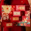 Hộp quà Trung Thu Tứ Hương Bên Trăng rực màu hội trăng rằm, set quà bánh Trung Thu cao cấp thiết kế độc quyền quà biếu cho đối tác