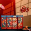 Hộp quà Trung Thu Tứ Hương Bên Trăng rực màu hội trăng rằm, set quà bánh Trung Thu cao cấp thiết kế độc quyền quà biếu cho đối tác