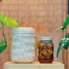 Set quà gừng mật ong 400ml trong hộp tre thủ công, hương vị ấm nồng và ngọt tự nhiên, món quà sức khỏe và đặc sản Việt Nam sang trọng