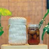 Set quà chanh ngâm mật ong 200ml trong hũ thủy tinh vintage, hộp quà tre mộc mạc, đậm vị quê hương, quà tặng đặc sản và lưu niệm Việt Nam