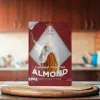 Coconut flavored almonds sweet creamy harmonious temptation, crispy melting almond snack safe ingredients healthy snack light food as gift for friends