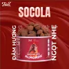 Hạnh nhân phủ socola vị đắng nhẹ thơm lừng quyến rũ, snack hạnh nhân thành phần tự nhiên ăn vặt lành mạnh tiện lợi đặc sản Việt Nam