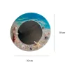 Gương sóng biển epoxy resin đính chữ theo yêu cầu sống động từ hơi thở, gương trang trí độc đáo thủ công quà tân gia cá nhân hóa