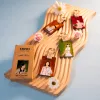 Hộp quà Mây cá nhân hóa gồm nến thơm thông điệp ẩn và móc khóa vẽ tay, món quà sinh nhật, quà tặng cá nhân hóa độc đáo và tinh tế