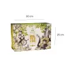 "Mom Loves You" gift box with a heartfelt blessing from Vietnam—newborn gift made with organic cotton, safe for both mom and baby, perfect for baby showers.