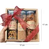 Set quà 3 hũ trà gừng, trần bì và nghệ thẻ từ những mảnh đất quê hương, đóng gói trong hộp quà giấy vintage, quà đặc sản Việt Nam tinh tế, thích hợp tặng khách nước ngoài