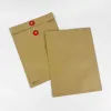 Set 10 bao thư giấy kraft A4 mang nét cổ điển tinh tế cho văn phòng, thiết kế nút cột sang trọng và hỗ trợ in theo yêu cầu cho doanh nghiệp.