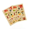 Bộ 2 tấm sticker "Around Vietnam" với 28 hình dán độc quyền, mang đến những góc nhìn rực rỡ về Việt Nam, thích hợp trang trí sổ tay và làm quà lưu niệm ý nghĩa.