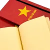 Sổ tay "Tôi Yêu Việt Nam" với thiết kế cờ đỏ sao vàng tung bay, mang phong cách vintage, là món quà lưu niệm Việt Nam độc đáo dành cho đồng nghiệp và bạn bè.