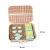 Hộp quà Trung Thu An Bình, êm ấm mùa trăng, set 2 bánh và bộ ấm trà, quà doanh nghiệp, thiết kế riêng, quà cho gia đình.