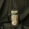camouflage crossbody bottle holder, striped pattern, military style, compact and convenient design, gift for men