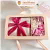 The “Floral Tote” gift set features a custom-designed tote bag and elegant gift box, making a perfect Women’s Day or girlfriend present.