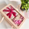 The “Floral Tote” gift set features a custom-designed tote bag and elegant gift box, making a perfect Women’s Day or girlfriend present.
