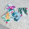 Vietnam cultural coaster set of 4 with wooden base, quick-absorbing and ideal as a compact and meaningful souvenir gift.