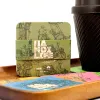 Bộ 6 miếng lót ly vuông “Hà Nội - Sài Gòn Life” mang hình ảnh phố xá Việt Nam sinh động, thích hợp làm quà lưu niệm ý nghĩa.