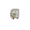 Pin gỗ hình xe bán hàng rong với họa tiết in UV sắc nét, món phụ kiện nhỏ gọn mang đậm hơi thở phố phường Việt Nam.