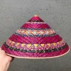 Nón lá cỏ bàng vẽ trống đồng mang nét đẹp hùng thiêng, là món quà lưu niệm thủ công Việt Nam độc đáo.