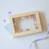 The Personalized Pressed Flowers Rectangular Wooden Mini Frame beautifully captures delicate words, blending natural elegance with a decorative dried flower frame, making it a heartfelt personalized gift and a charming gift for her.