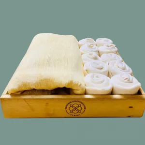 natural mulberry silk face towel, 100% natural silk, thin, lightweight, and soft, gentle on the skin, non-abrasive, sustainably produced