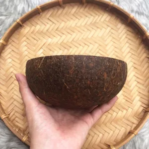 coconut shell bowl, various sizes available, environmentally friendly product, sustainable lifestyle, safe for health