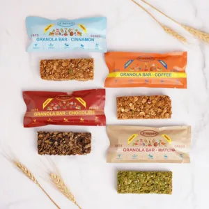 granola bars, nutritious snacks, dietetic cereal bars, super seed granola bars, dietetic snack bars, crunchy snacks