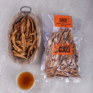 sliced red lingzhi mushroom, pre-sliced lingzhi mushroom, dried lingzhi mushroom, natural herbal tea, health gift