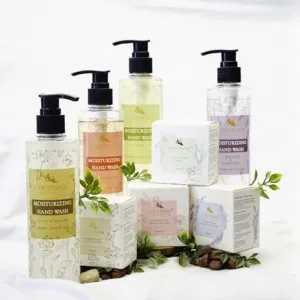 antibacterial moisturizing handwash liquid, nourishing hand gel, essential oil hand wash, hand soap for skin protection