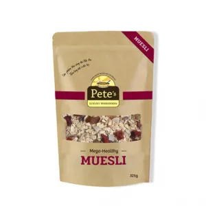 mega-healthy muesli, healthy light snack, breakfast cereal, oat mix seeds, vegan cereal, yogurt cereal