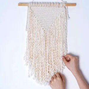 macrame white curtains, pure white color, gentle drape, suitable for various spaces, interior decoration