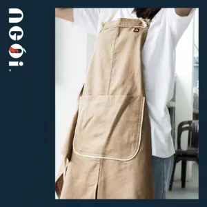 linen slight apron, 4 colors, breathable material, variety of colors, minimalist design, comfortable to wear, handcrafted product