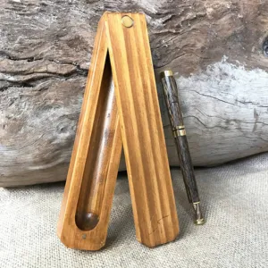 deluxe agarwood pen engraved name included wooden pen case, long-lasting sandalwood material, exquisite craftsmanship,  premium gift