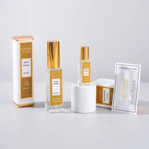 sandal absolute perfume, agarwood scent, handcrafted perfume, elegant vanilla scent, exquisite fragrance, seductive