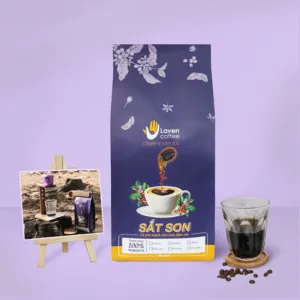 Cà Phê Sắt Son, 100% Robusta, Laven Coffee, chus