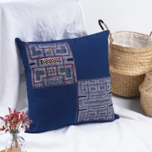 bao gối thổ cẩm, phong cách vintage, chất vải mềm mịn, bao gối thổ cẩm, sản phẩm chất lượng cao, sản phẩm thủ công