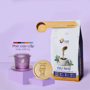 Set Cà Phê Dịu Nhẹ, Laven Coffee, chus