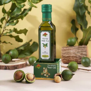 macadamia nut oil 250ml, cold-pressed macadamia oil, nutritious macadamia cooking oil, macadamia oil for baby food, health elixir