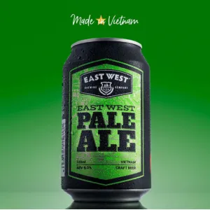 east west pale ale can, craft beer, can 330ml, moderate alcohol content, light and easy-to-drink sweetness, excellent taste