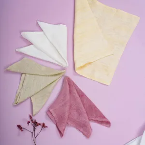 silk face towel, natural dye, cool soft silk face towel, natural silk towel, handmade silk towel, natural dyed soft silk