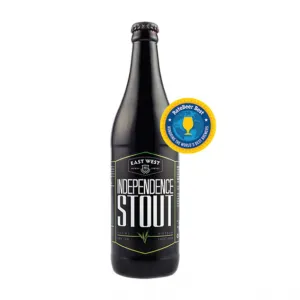 independent stout craft beer, premium handcrafted beer, classic black barley beer, high alcohol content, bitter taste awakens the palate