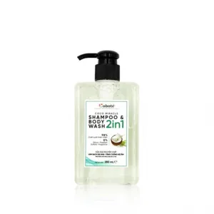 dầu tắm gội toàn thân 2 trong 1 tiện dụng, không chứa paraben và silicon, chứng nhận ecocert, quà tặng tối ưu, việt nam, cobote, chus