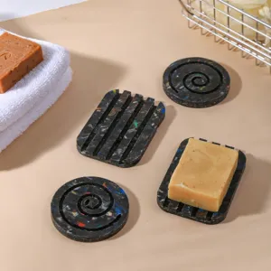 recycled plastic soap tray, soap storage, supporting the visually impaired community, recycled materials, environmentally friendly