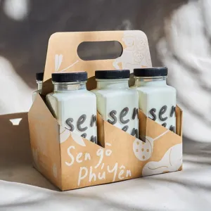 [chỉ có tại hcm] sữa hạt sen phú yên senzen, sữa hạt tốt cho sức khỏe, hương vị thanh mát, khẩu phần tương đương với một bữa ăn