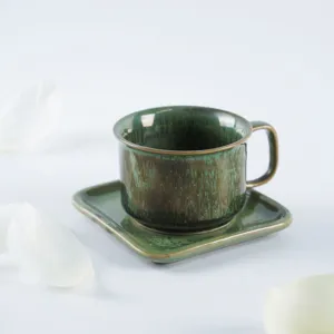 cốc cà phê chân thấp, bst crystal green, gốm đông gia, chus