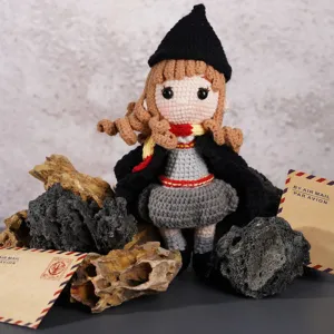 hermione granger crochet doll, hermione doll, woolen plush keychain, hermione keychain made of wool, graduation gift
