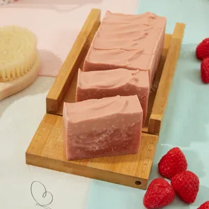 himalayan salt - rose clay handmade soap, gentle exfoliation for skin, nourishes and restores skin, suitable for acne-prone skin